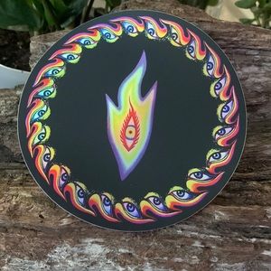 Tool band holographic rainbow sticker